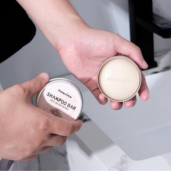 2× Rice‎ Water Shampoo Bar Soap For Hair Loss Hair Regrowth Moisturizing Scalp - Picture 3 of 10